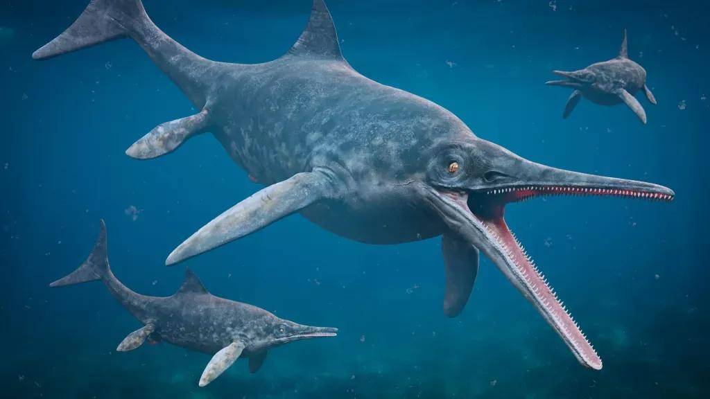 原创鱼龙恐龙时代海洋中的顶级掠食者