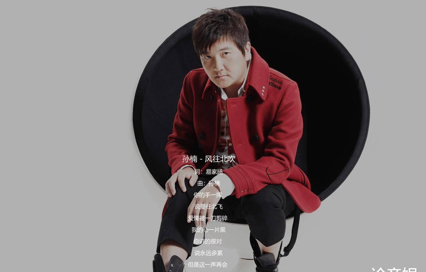 孙楠的歌曲大全 来自搜狐网