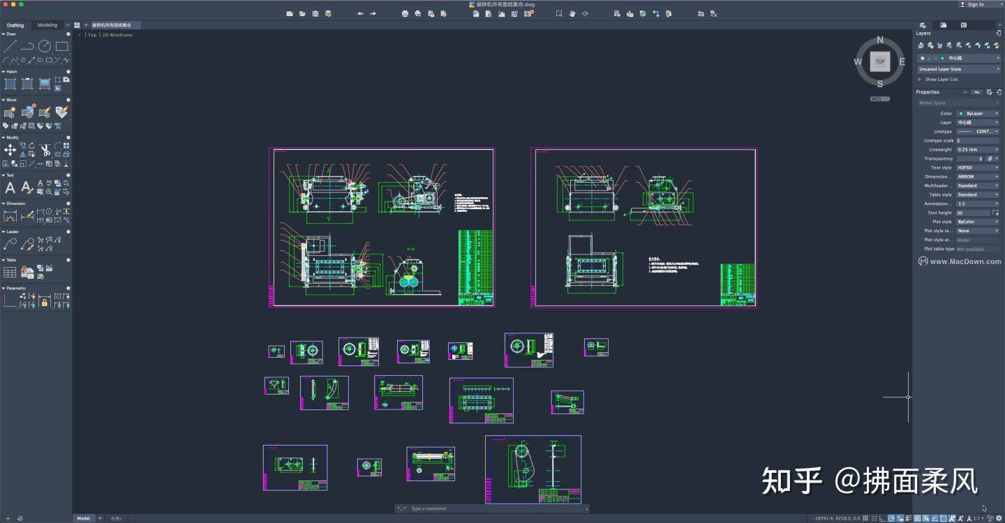 三维绘图图纸图形模版读取autocad 2023中文_访问_操作_mac