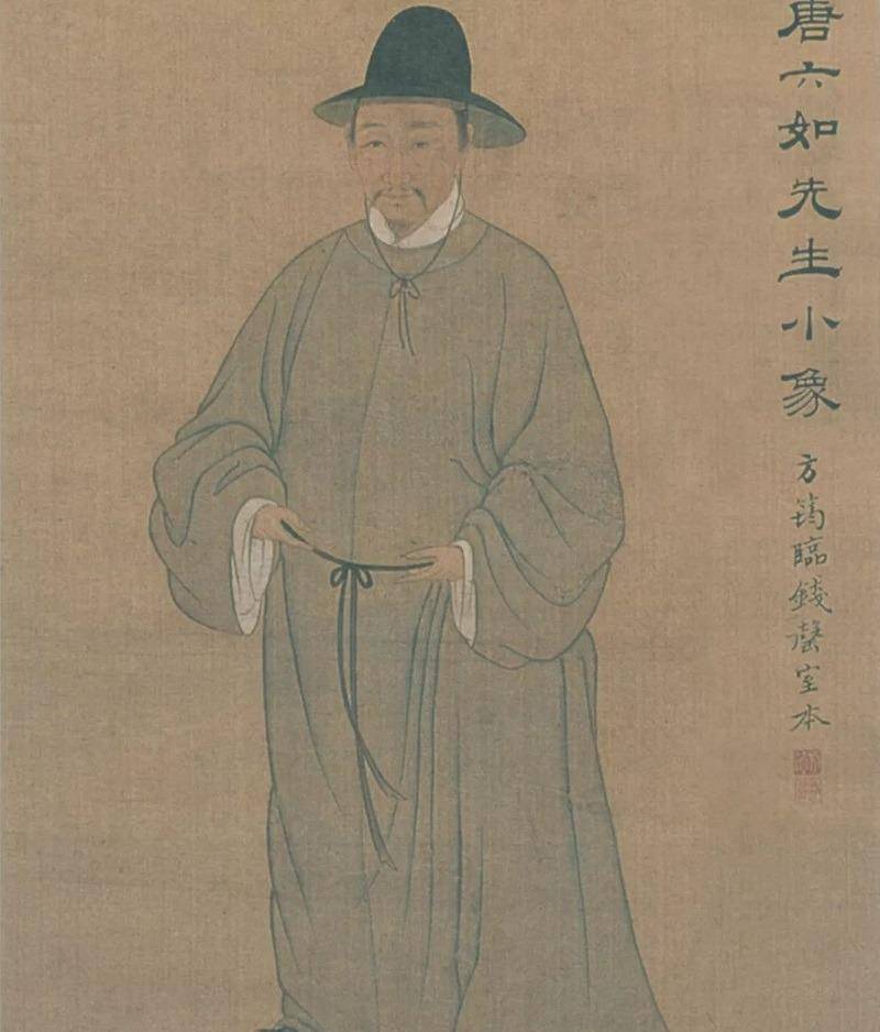 唐寅画像王鳌虽然官做得大,文章写得好,但为人随和,没有架子,很喜欢