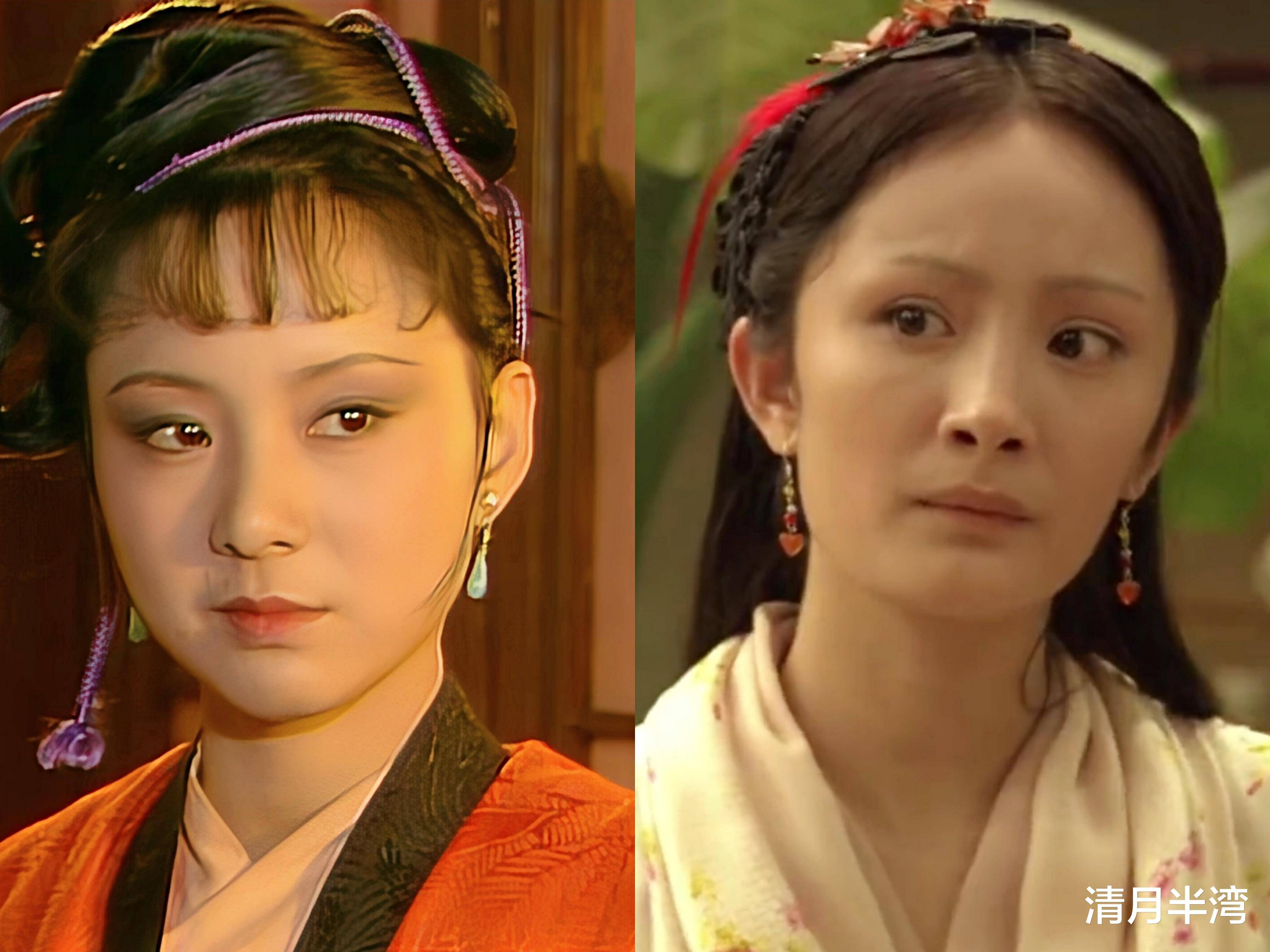 同样是演"晴雯,把安雯和杨幂放在一起看,差距就出来了_红楼梦_对比