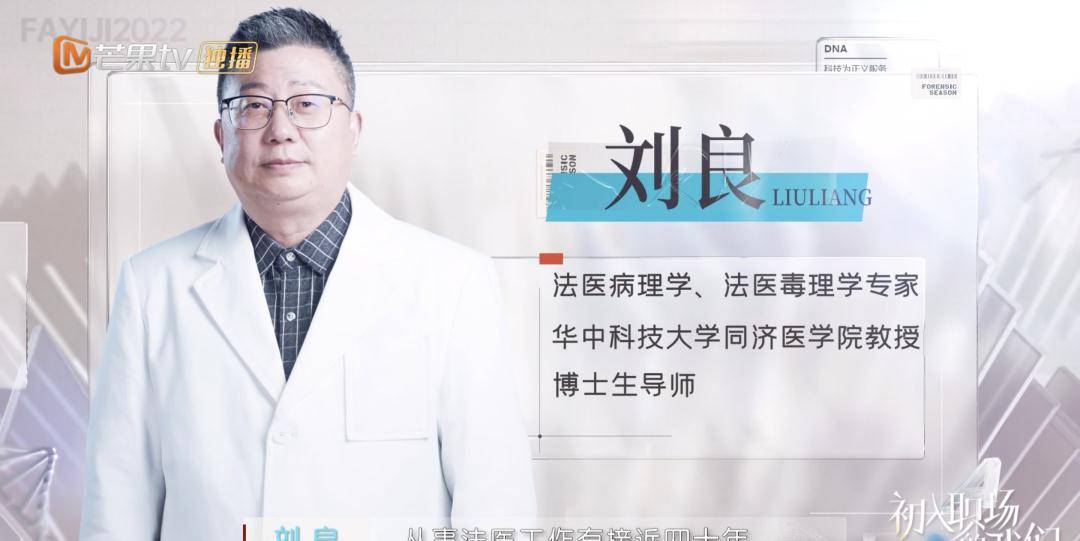 法医秦明大家知道吧?秦明就是刘良教授的学生之一.