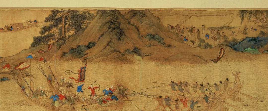 明·仇英绘倭寇图卷(部分)现存于东京大学史料编纂所.
