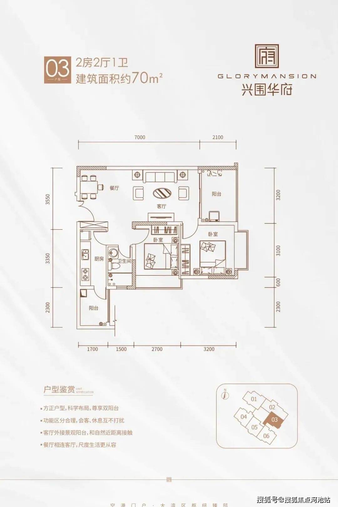 兴围华府备案均价53万㎡建面约6993平米23房