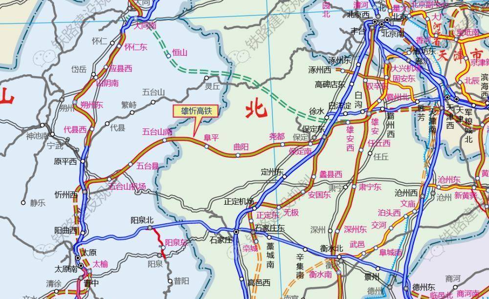 图七,石太客专和雄忻高铁努力总会有回报的先说说长邯聊高铁(又有说法