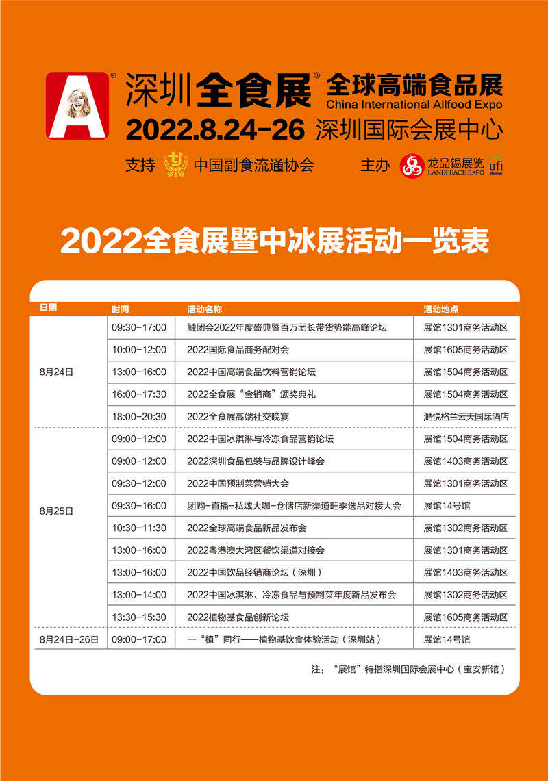 史上更大的全食展系列活动将于8月24-25日在深圳集中举办,你不容错过