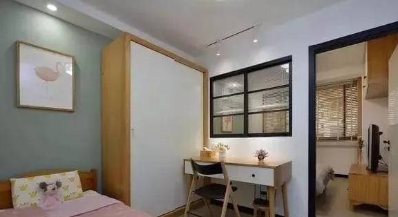 惊呆！50㎡一居室竟然能够改成三居室！如许的空间划分太牛了！