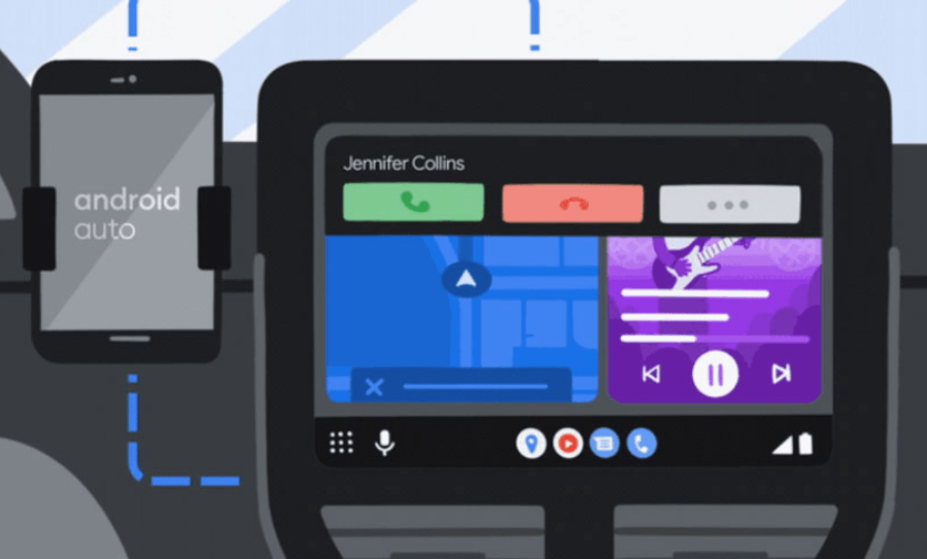 谷歌发布最新Android Auto，要与苹果Car play一较高低！