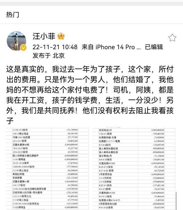 回应被大S告状汪小菲发飙：我他妈的不想给那个家付电费了