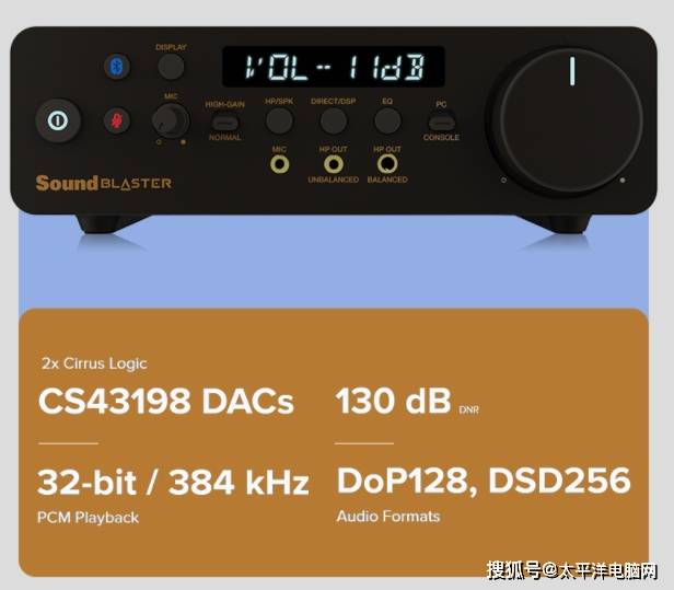 立异全新USB声卡Sound Blaster X5即将推出：双DAC加持