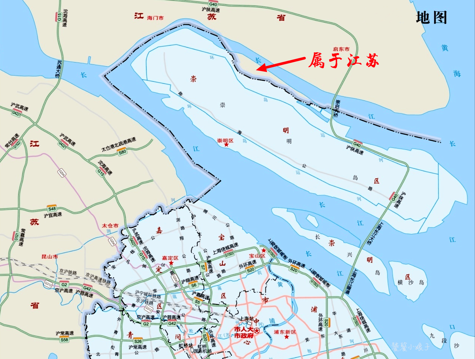 自驾崇明岛，末于搞大白了我国第三大岛到底属于上海仍是江苏