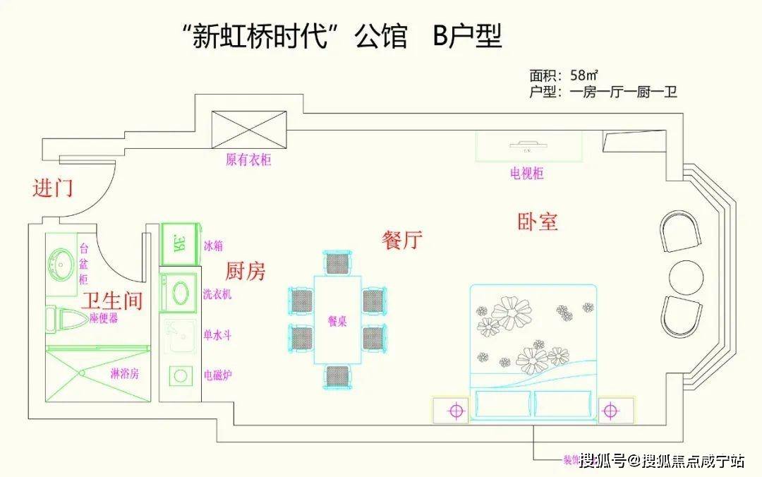 嘉定安亭公寓「新虹桥时代公馆」推出建面约58-83㎡一房两房，总价90-140万！