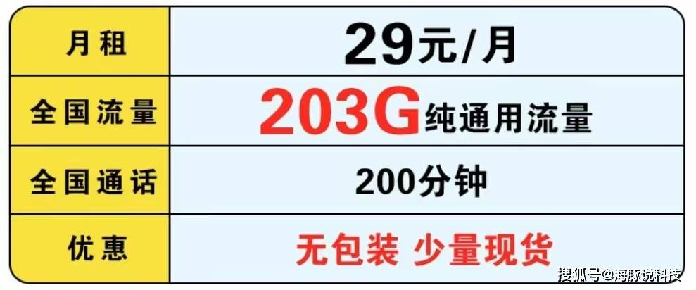 中国联通“发作”：203G大流量+200分钟+月租29元，末于良心了！