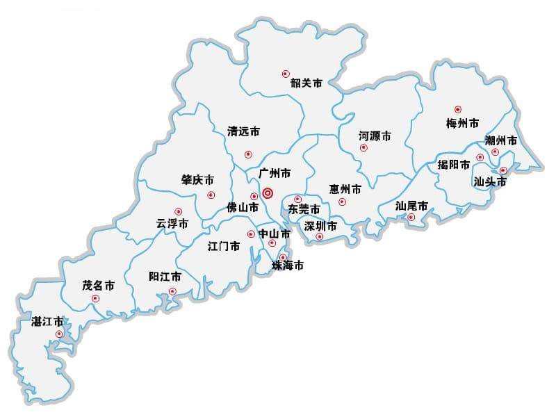 适时优化广东区划格局，削减7个地级市，组建2个特大城市