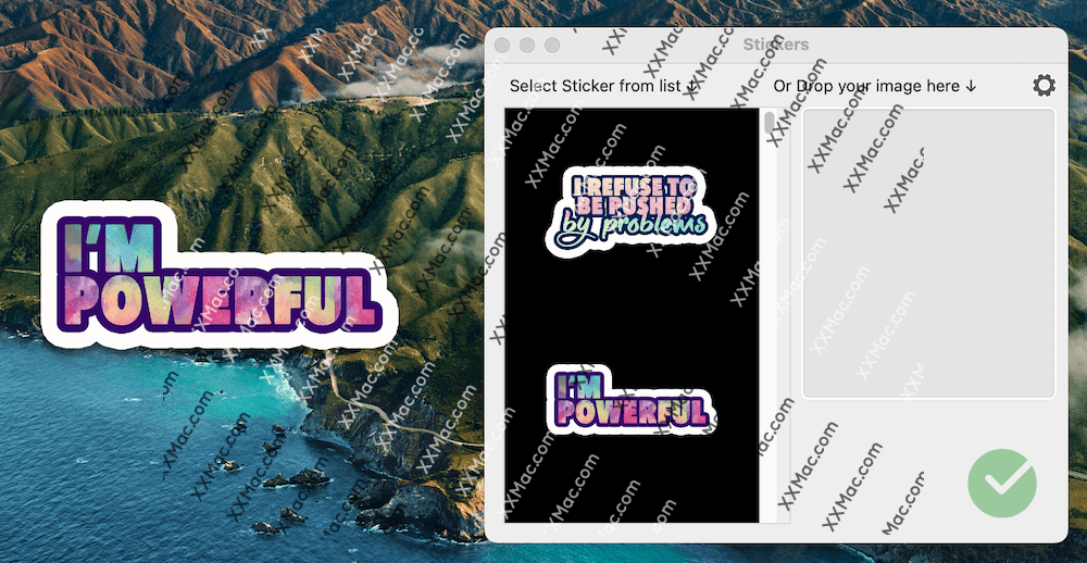 Desktop Stickers for Mac v1.7 英文版 桌面贴纸软件