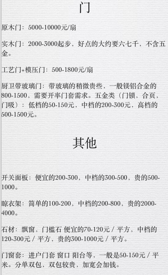 说实话！那是我见过性价比更高的拆修主材报价清单，通明无水分！