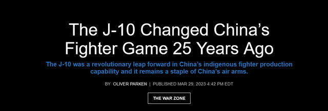 歼10首飞25周年，美媒稀有高度评价：它改动了中国战机的游戏规则