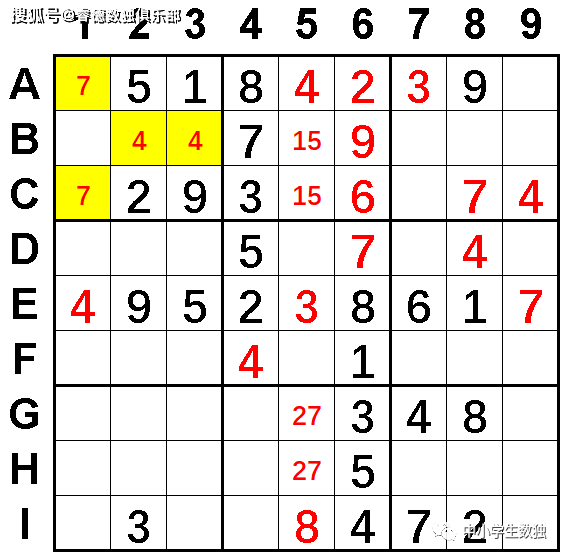 东莞少年儿童藏书楼第121期每月一题之九宫尺度数独解析