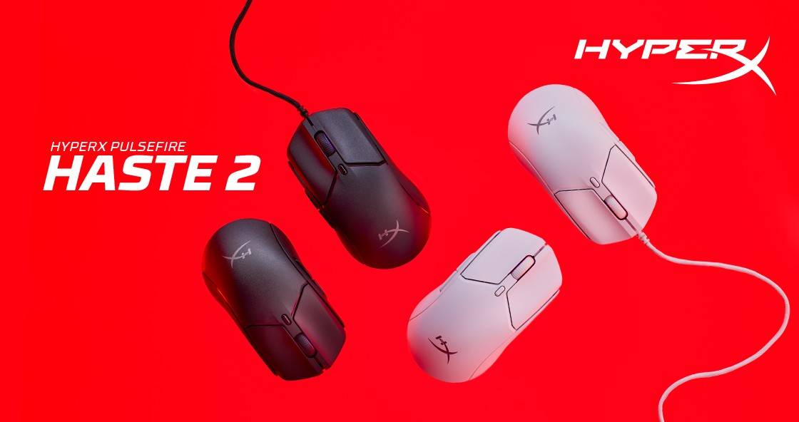 HyperX Pulsefire Haste 2旋火2系列两款游戏鼠标全新上市