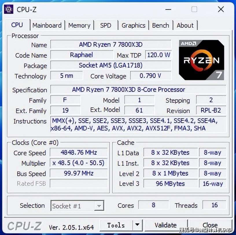 在游戏中击败13900K！5800X3D“接班人”： 锐龙7 7800X3D处置器首测