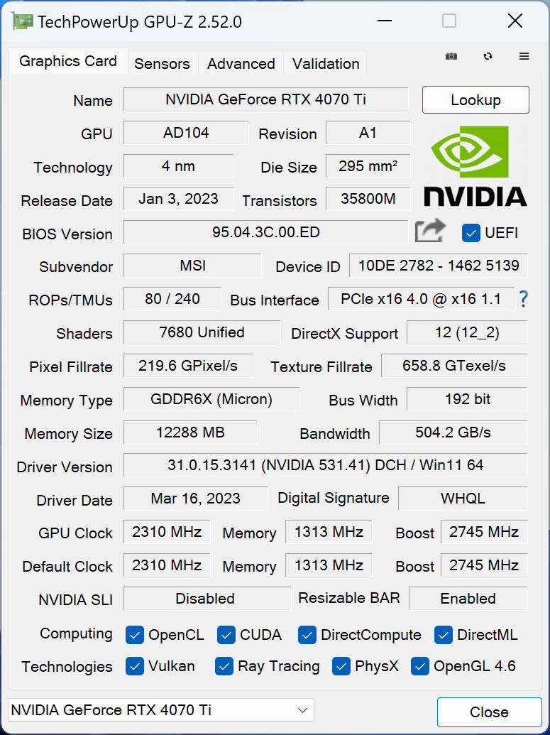 微星RTX 4070 Ti白龙显卡评测：用心打造，诚意十足的新旗舰