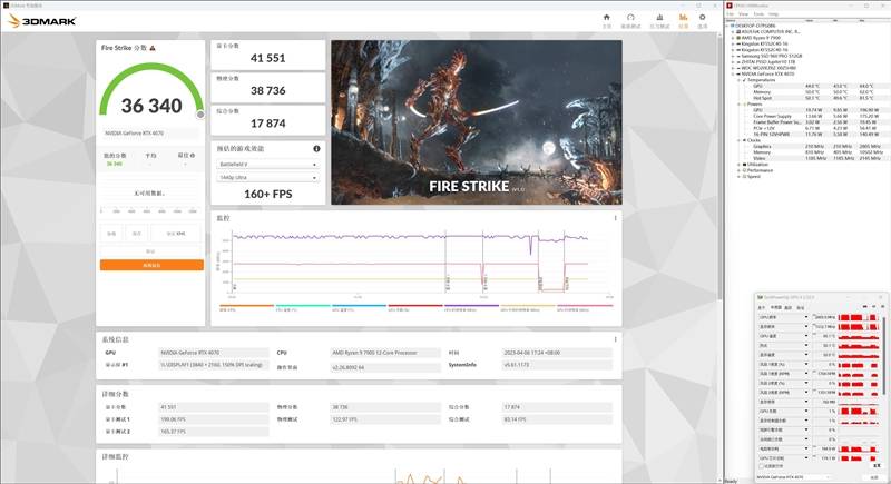 200W就有RTX 3080实力！技嘉RTX 4070风魔OC显卡评测：烤机更高67℃