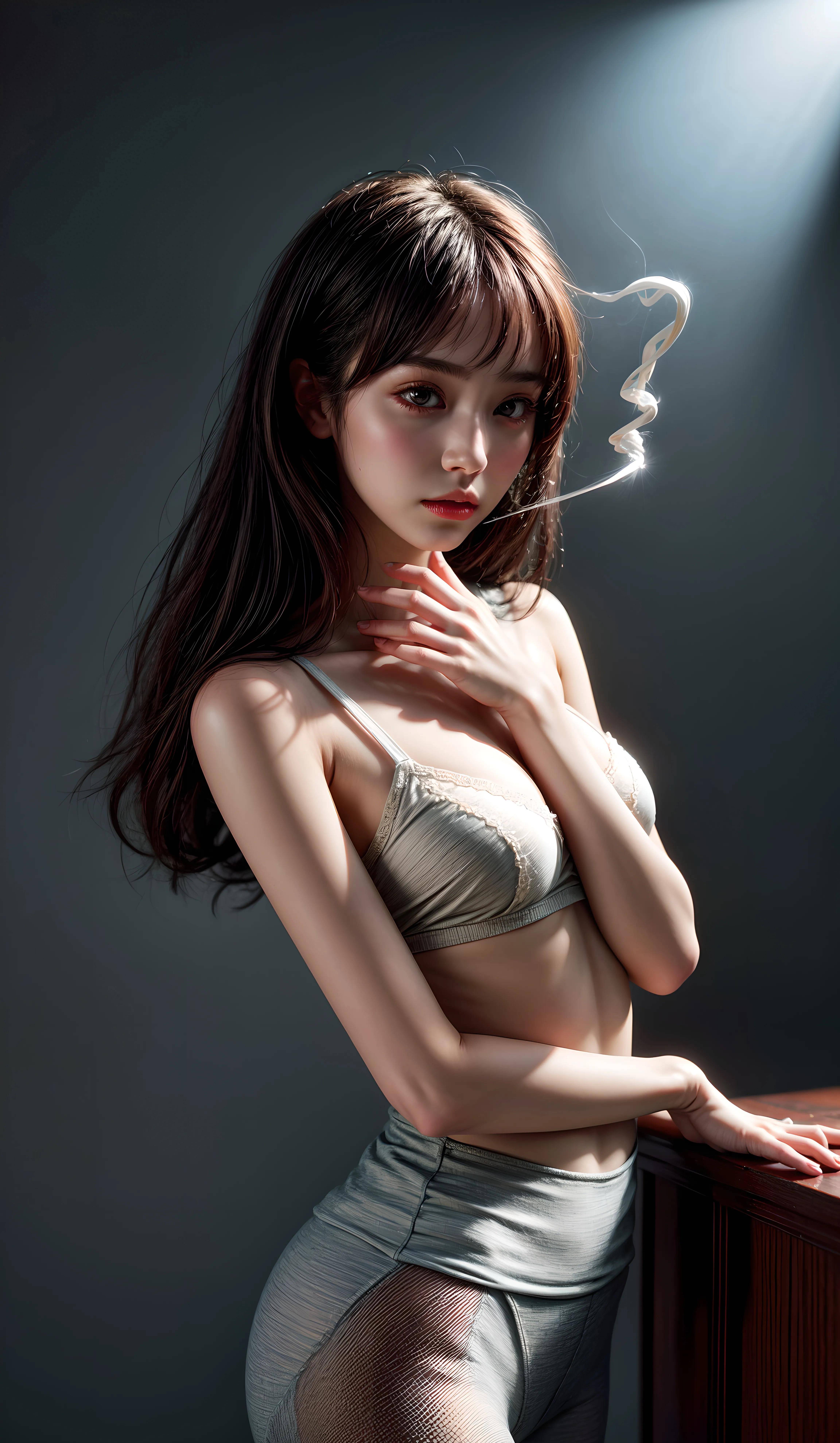 每日艾画：瑜伽美女的优雅与自信beat365官网(图1)