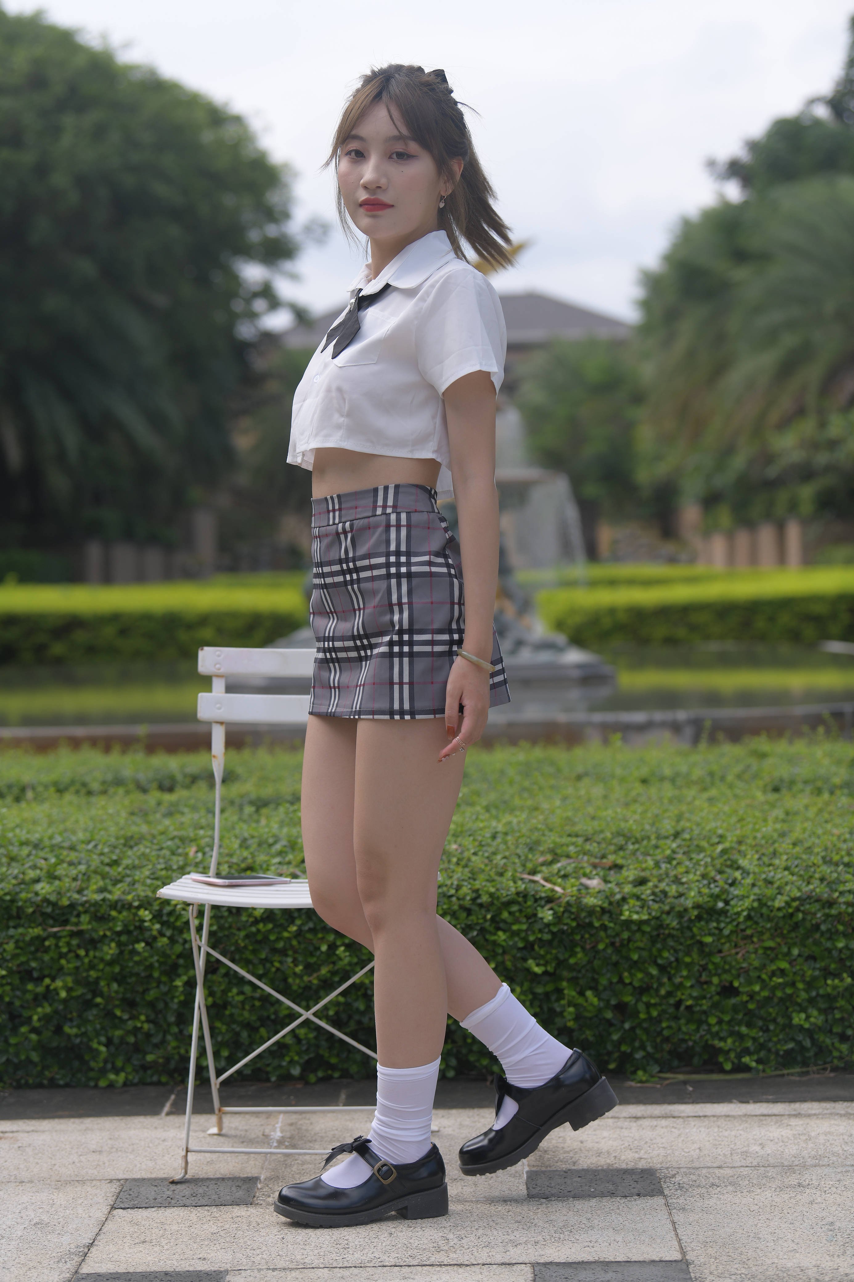 美少女青春范学生装够气派清爽又吸睛
