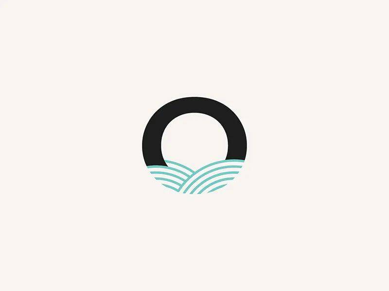 海洋元素logo设计