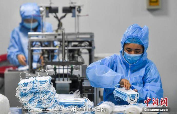出口三月以来出口防疫物资价值1344亿元