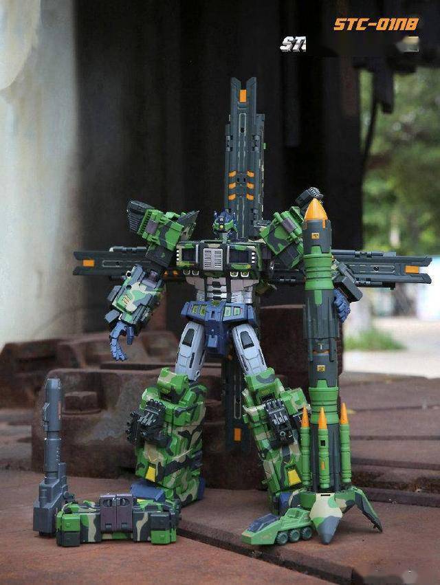 模玩资讯变形金刚第三方tfctoys滚雷擎天柱核弹型官图更新