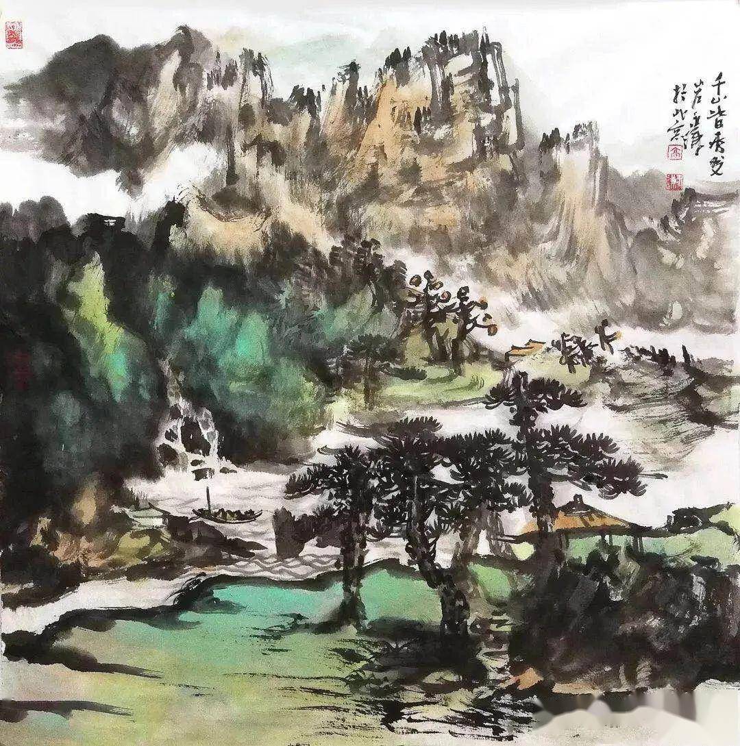 东方艺坛 ▎笔墨交融之下见真情——高永谦先生山水画