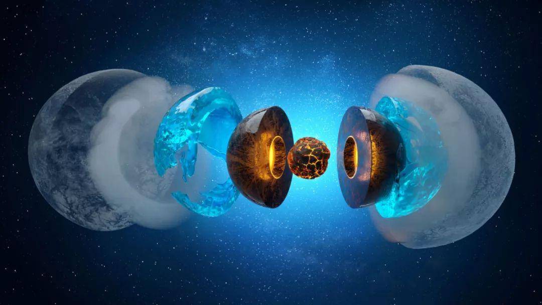 因此科学家认为,天王星和海王星的内部含有大量的超离子冰.