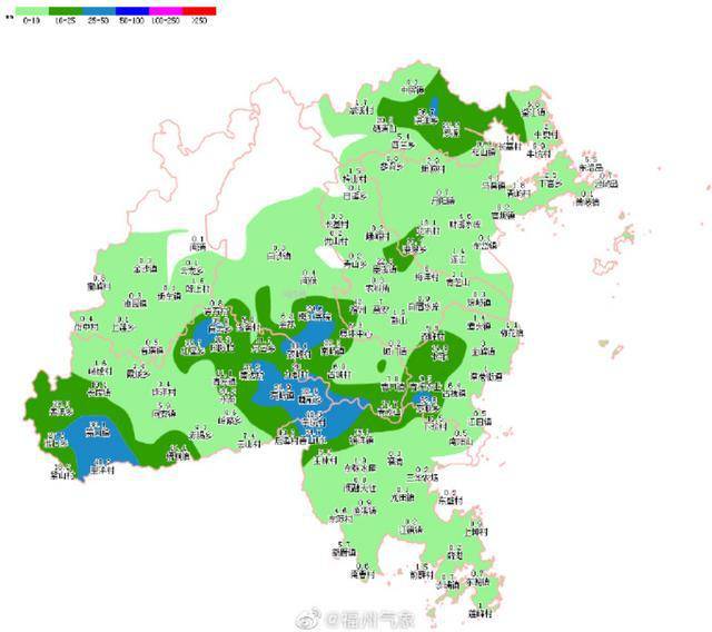 3毫米为最大;最大小时雨强为38毫米,出现在永泰白云乡(17～18时).