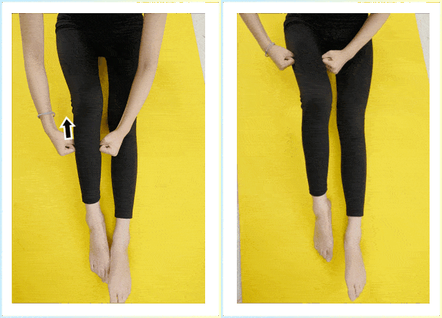 按摩法对于水肿腿的女生是非常友好的,尤其