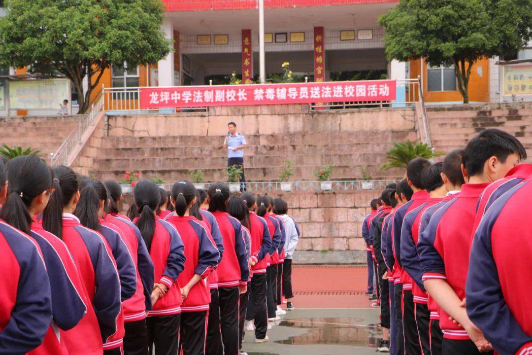 校园传真龙坪中学开展普法讲座