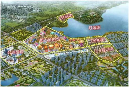 很明显,武汉恒大文化旅游城造城的野心,不在住宅变现,赚快钱,而是替