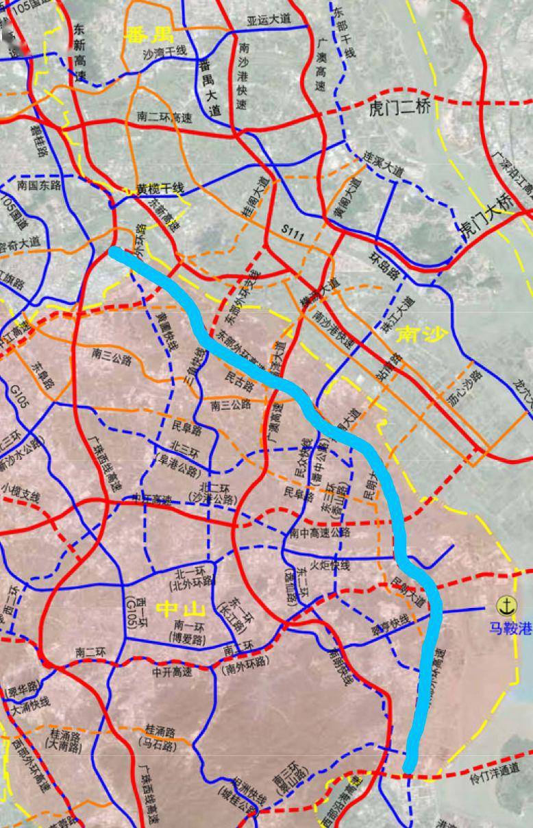 总投资约361亿中山东部外环高速又迎新动态横跨佛山深圳珠海