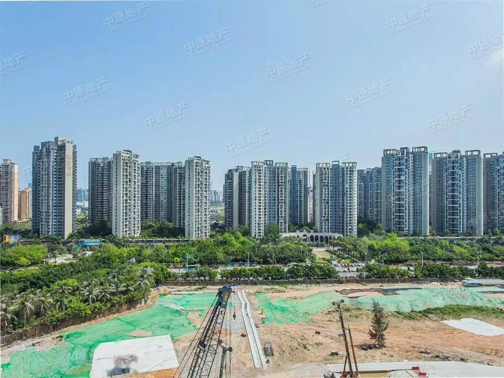 一路之隔是在建的泰华海逸世家,以及云玺锦庭,都市茗荟花园,新锦安