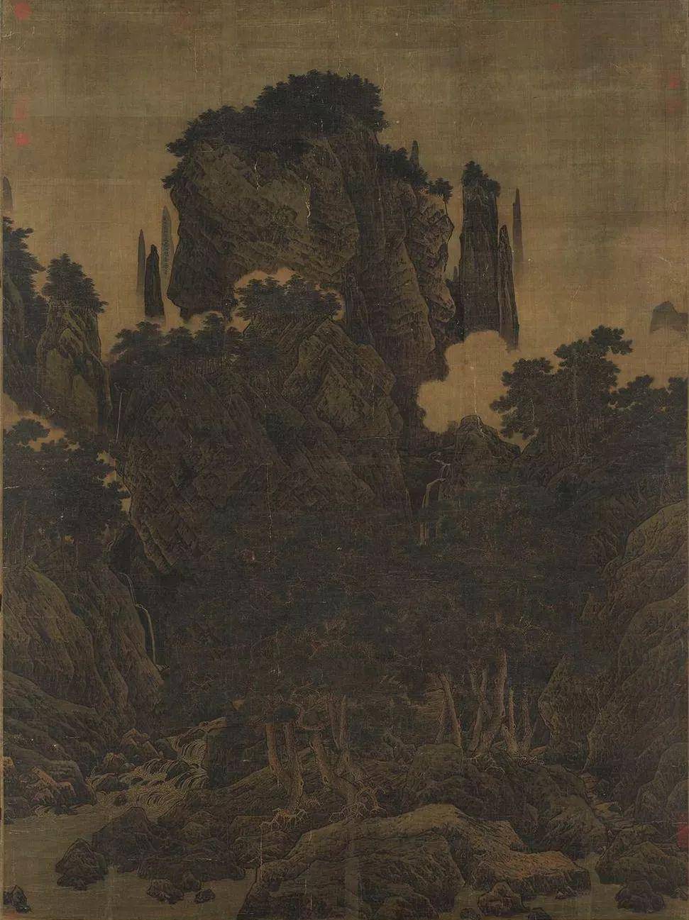 李唐 万壑松风图