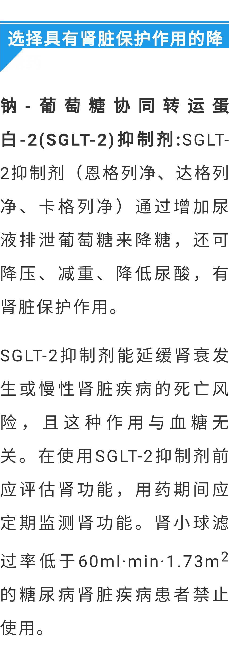 保护肾脏及糖尿病肾病患者可以用的降糖药物有哪些