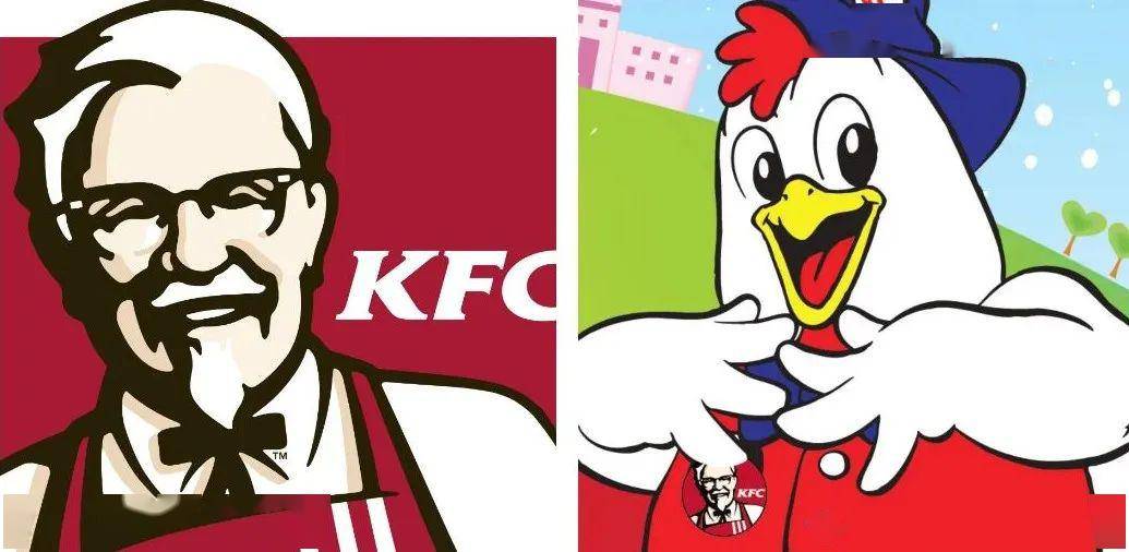 上校 & 奇奇(colonel sanders & chicky) 代言对象:肯德基快餐店