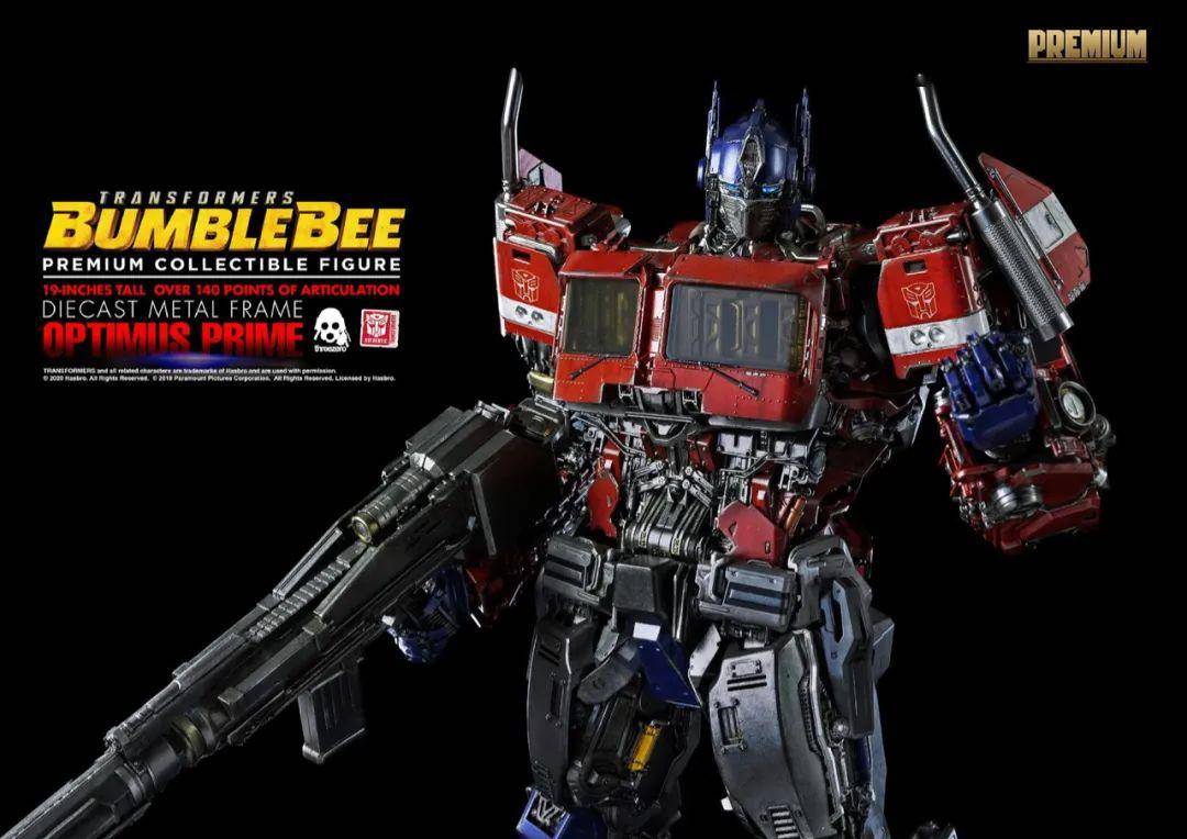 新品预定hasbroxthreezero19寸比例变形金刚外传大黄蜂擎天柱