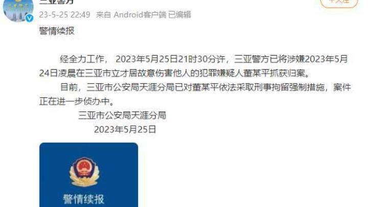 三亚砍伤两人的男子已被抓获,你支持重判吗?