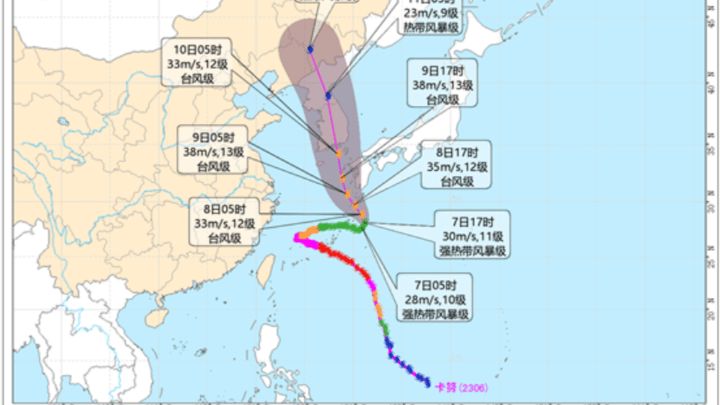 台风卡努又要大转弯了,还会回我国登陆吗?