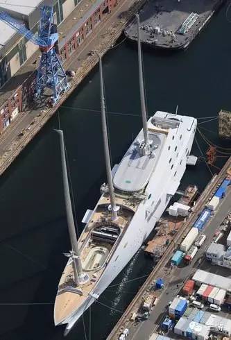 25亿元!俄富豪打造全球最大超豪华帆船游艇