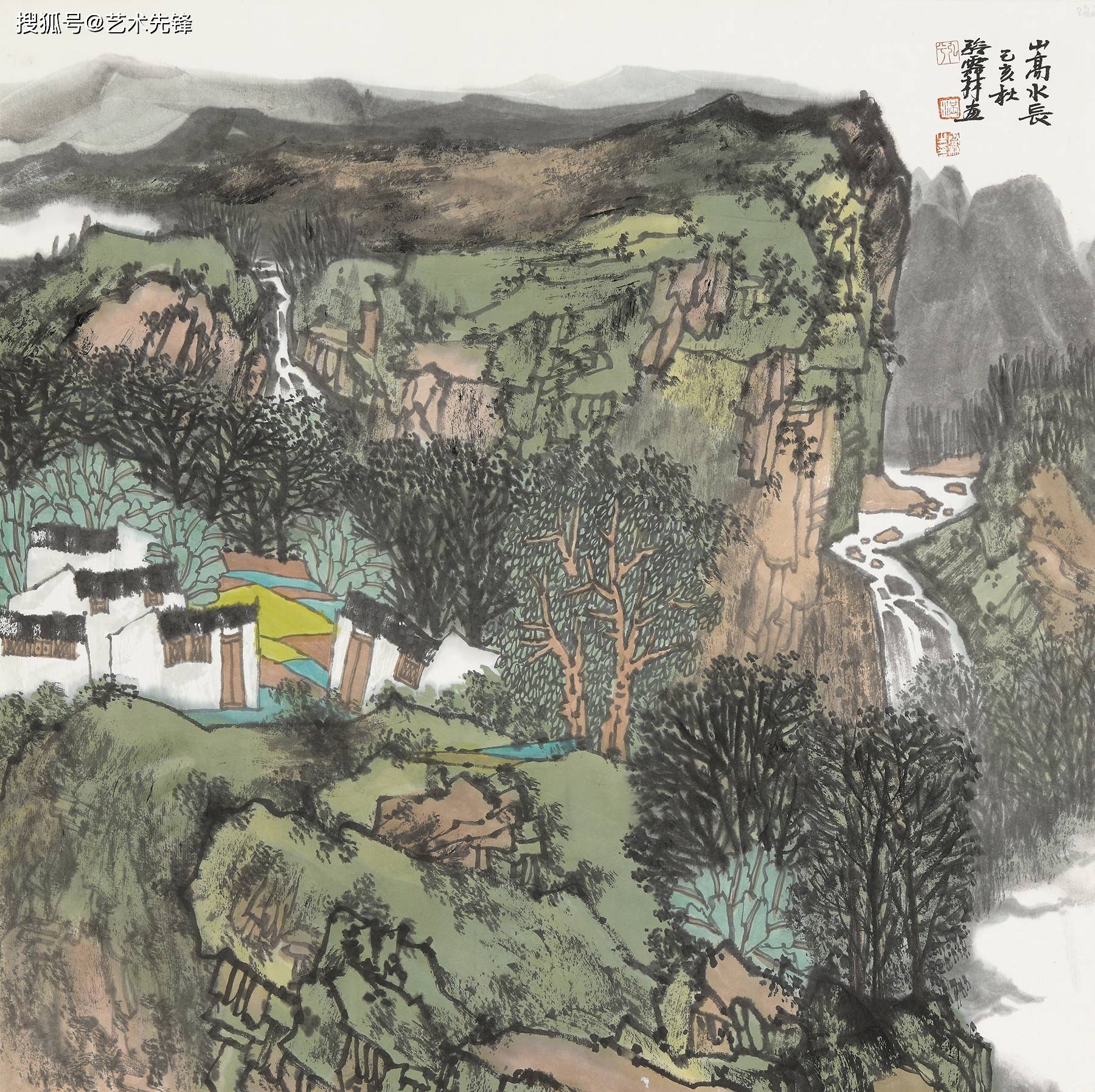 绘如意:"心外无法"中国画名家展,任鸣,满威山水画作品欣赏