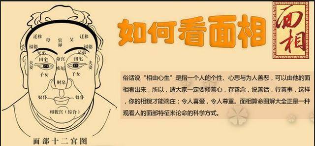 相面,古老的技术,人确实可以貌相