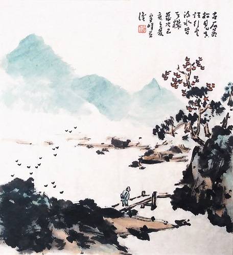 大自然中因为有水才使万物充满生机,世间万物都是一阴一阳之谓道,一动