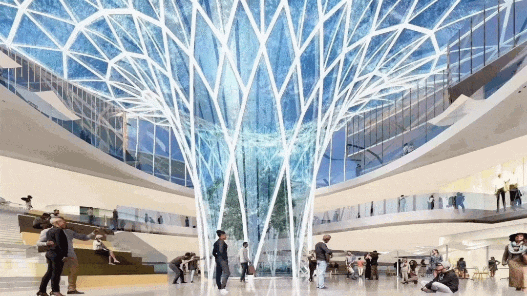 岭南山峦间的村落南海金铂天街写意式商业空间设计赏析